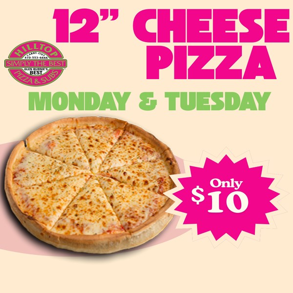 Mon-Tue MD Chz Pizza Deal